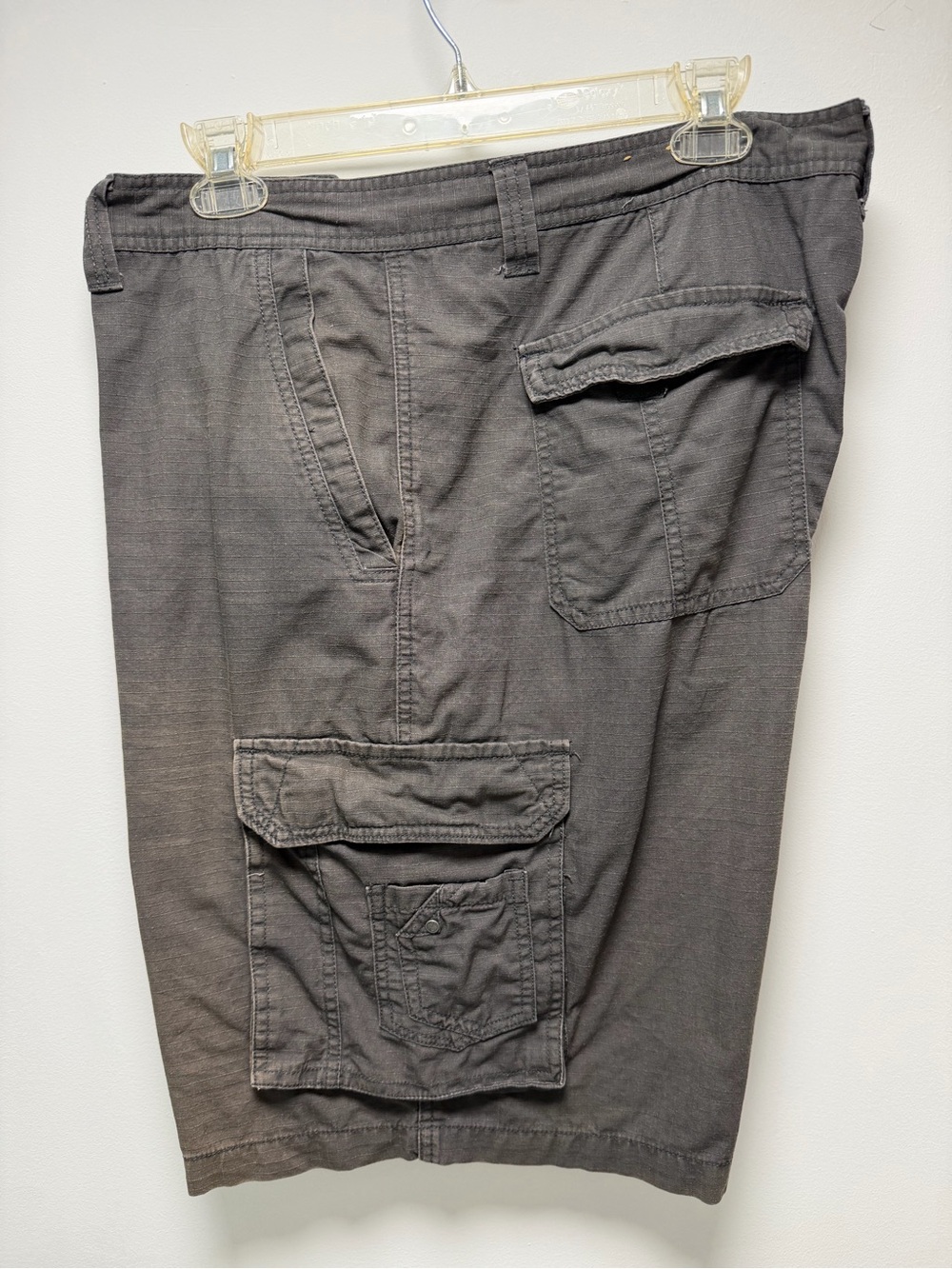 Classic Charcoal Cargo Shorts for Men
